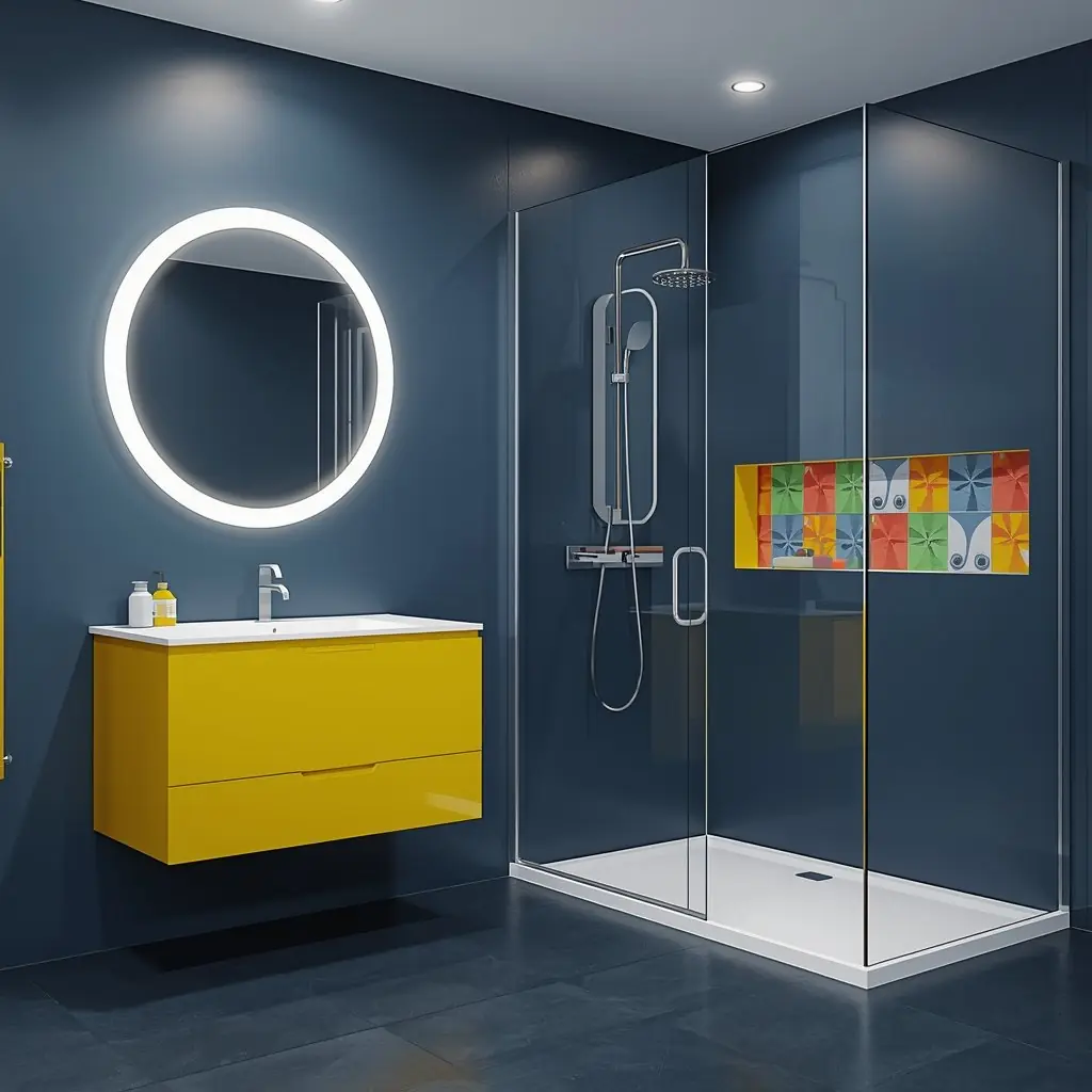 Bagno Stile Pop Moderno 7mq
